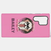 犬お気に入りの、可愛おもしろいい犬の母/パパのパーソナライズ SAMSUNG GALAXYケース (裏面横)