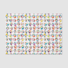 犬お洒落と猫の足のティッシュペーパー 薄葉紙