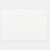 犬お洒落のクリスマス ラッピングペーパーシート (正面3)