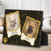 犬お洒落の写真の表示自分で作成 フォトプラーク