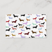 犬お洒落の結婚エンクロージャカード エンクロージャーカード (裏面)