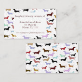 犬お洒落の結婚エンクロージャカード エンクロージャーカード (正面/裏面)