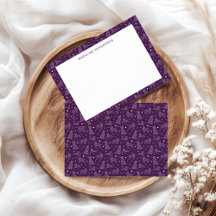 犬お洒落星座プラムパープルモノグラム