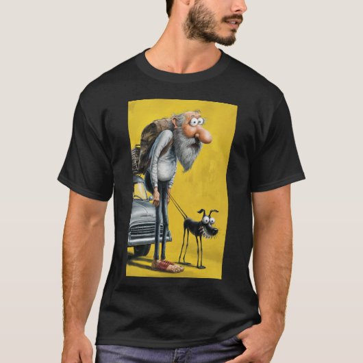 犬お洒落犬 Tシャツ (正面)
