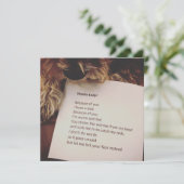 犬からのサンキューカード カード (スタンド正面)