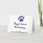 犬からのサンキューカード サンキューカード (裏面)