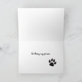 犬からのサンキューカード サンキューカード (内部)