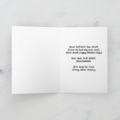 犬からの母の日 – 最高の犬の母は! カード (内部)