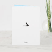 犬からの父の日のカード カード (裏面)