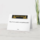 犬からの犬のクリスマスカードのためのクリスマスカード シーズンカード (裏面)