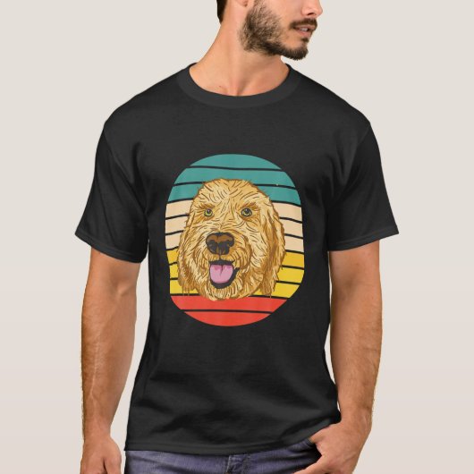 犬かわいいゴルデンドール Tシャツ (正面)