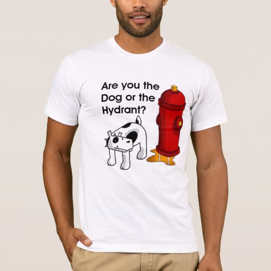 犬か消火栓か?Tシャツ Tシャツ (正面)