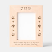 犬があなたの魂に触れているペット自然 レーザー彫刻フレーム (正面)