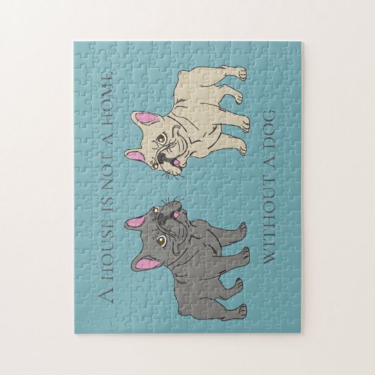 犬がいないと家はただの家 ジグソーパズル (縦)