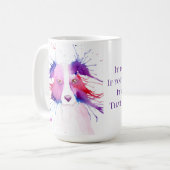 犬がいるかどうかだけが問題だ コーヒーマグカップ (正面左)