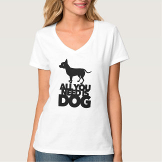 犬がいるだけで幸せ チワワ ママ パパ ペット Tシャツ
