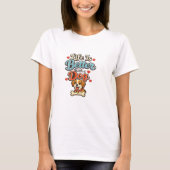 犬がいると人生はもっと楽しい ドッグユーモア Tシャツ (正面)
