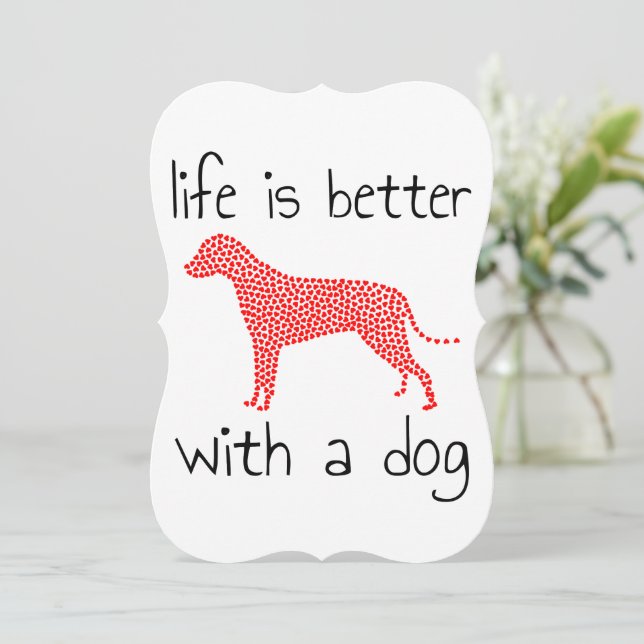 犬がいると人生はもっと楽しい - 愛犬家向け (スタンド正面)