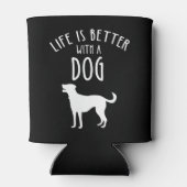 犬がいる生活は最高 缶クーラー (裏面)