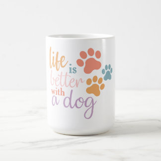 犬がいる生活は最高 PNG コーヒーマグカップ