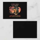 犬がお前のライフロットワイラー 名刺 (正面/裏面)