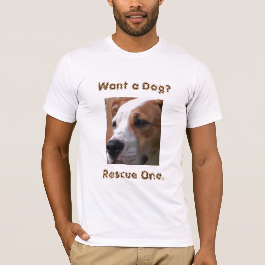 犬がほしいと思って下さいか。、救助1 Tシャツ (正面)