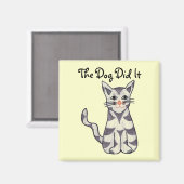 犬がやった マグネット (正面/裏面)