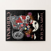 犬がオートバイをカリフォルニアまで運転する ジグソーパズル (横)