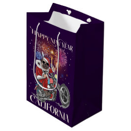 犬がオートバイをカリフォルニアまで運転する ミディアムペーパーバッグ