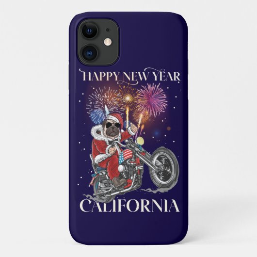 犬がオートバイをカリフォルニアまで運転する Case-Mate iPhoneケース (裏面)