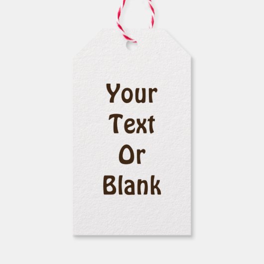 犬がカリブーの毛皮を背負った ギフトタグ (裏面)