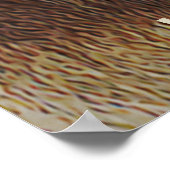 犬がカリブーの毛皮を背負った ポスター (角)