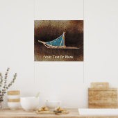 犬がカリブーの毛皮を背負った ポスター (キッチン)