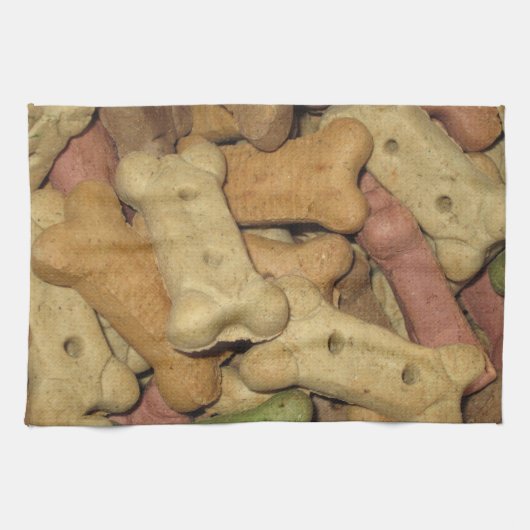 犬がキッチンタオルを処理 キッチンタオル (横)