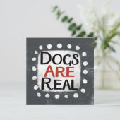 犬がグリーティ実在ングカード カード (スタンド正面)