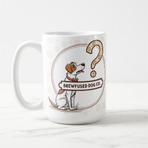 犬がコーヒーマグを混乱 コーヒーマグカップ
