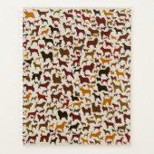 犬がシルエット模様を生む プランナー手帳 (正面)