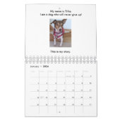 犬がストーリ与えブックカレンダーを起動しない カレンダー (1月 2026)