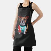 犬がナースとして働く，犬を着てナース制服 エプロン (インサイチュ)