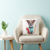 犬がナースとして働く，犬を着てナース制服 クッション (椅子)