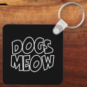 犬がニャーと鳴く キーホルダー (裏面)