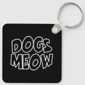 犬がニャーと鳴く キーホルダー (裏面)