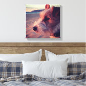 犬がビーチ キャンバスプリント (インサイチュ (寝室))