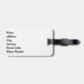 犬がビーチ ラゲッジタグ (裏面横)