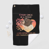 犬が一度はアメリカに入る ゴルフタオル (インサイチュ)