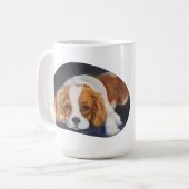 犬が世界を支配するマグカップ コーヒーマグカップ (正面左)