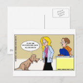 犬が主人の時 Funny Gifts & Tees ポストカード (正面/裏面)