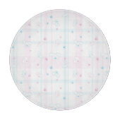 犬が付いているかわいいパターン カッティングボード (正面)