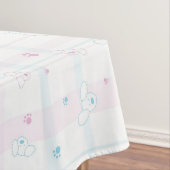 犬が付いているかわいいパターン テーブルクロス (インサイチュ)