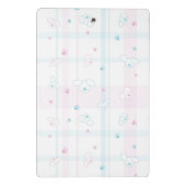 犬が付いているかわいいパターン ミニクリップボード (裏面)